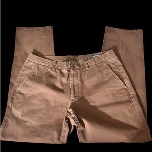 Bonobos Pants Mens‎ 36x32 Brown Chino Casual Preppy Straight Pockets 100% Cotton